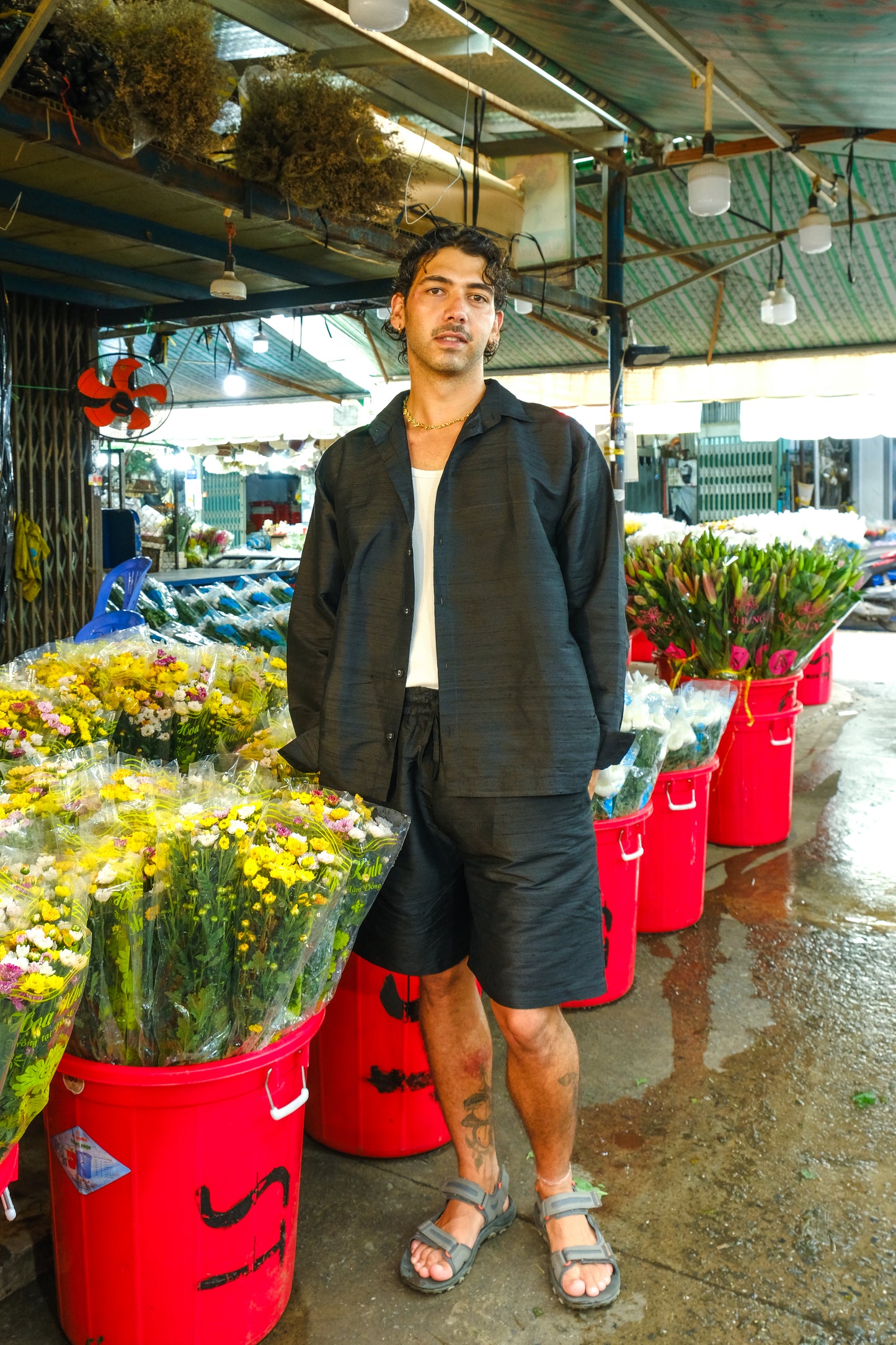 Yuvraj Shorts Raw Silk