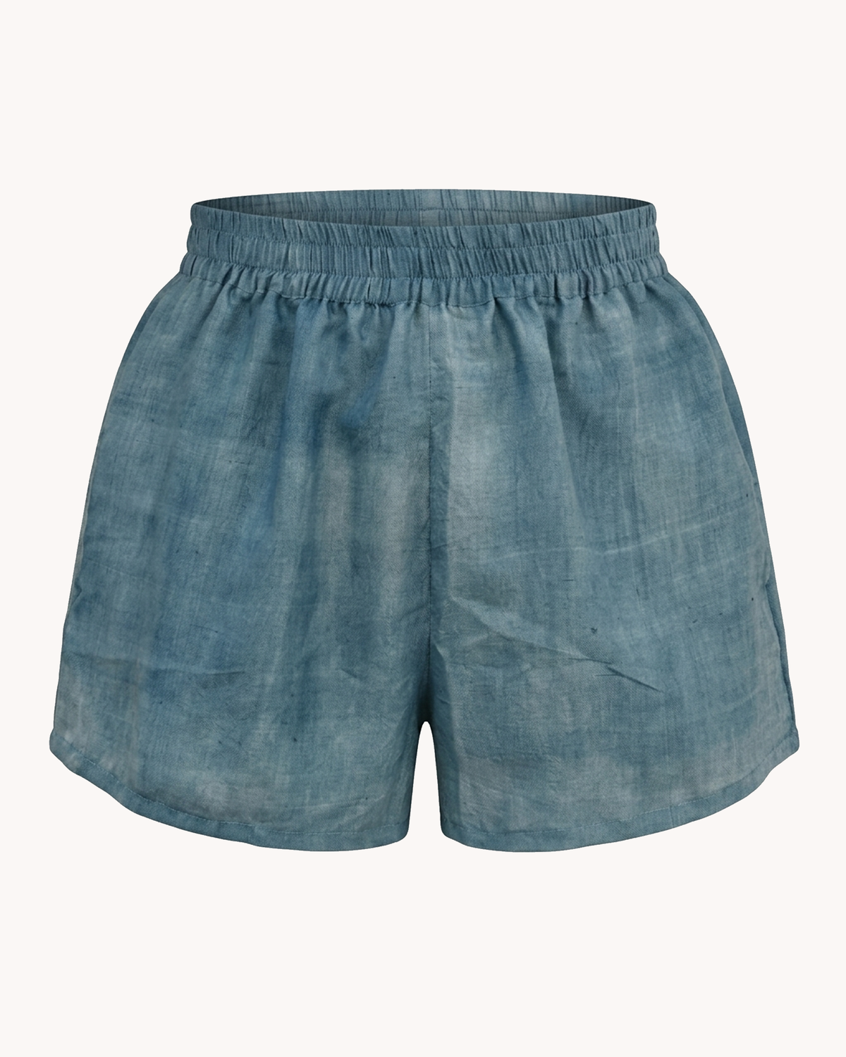 Kinvy Shorts | Indigo Silk