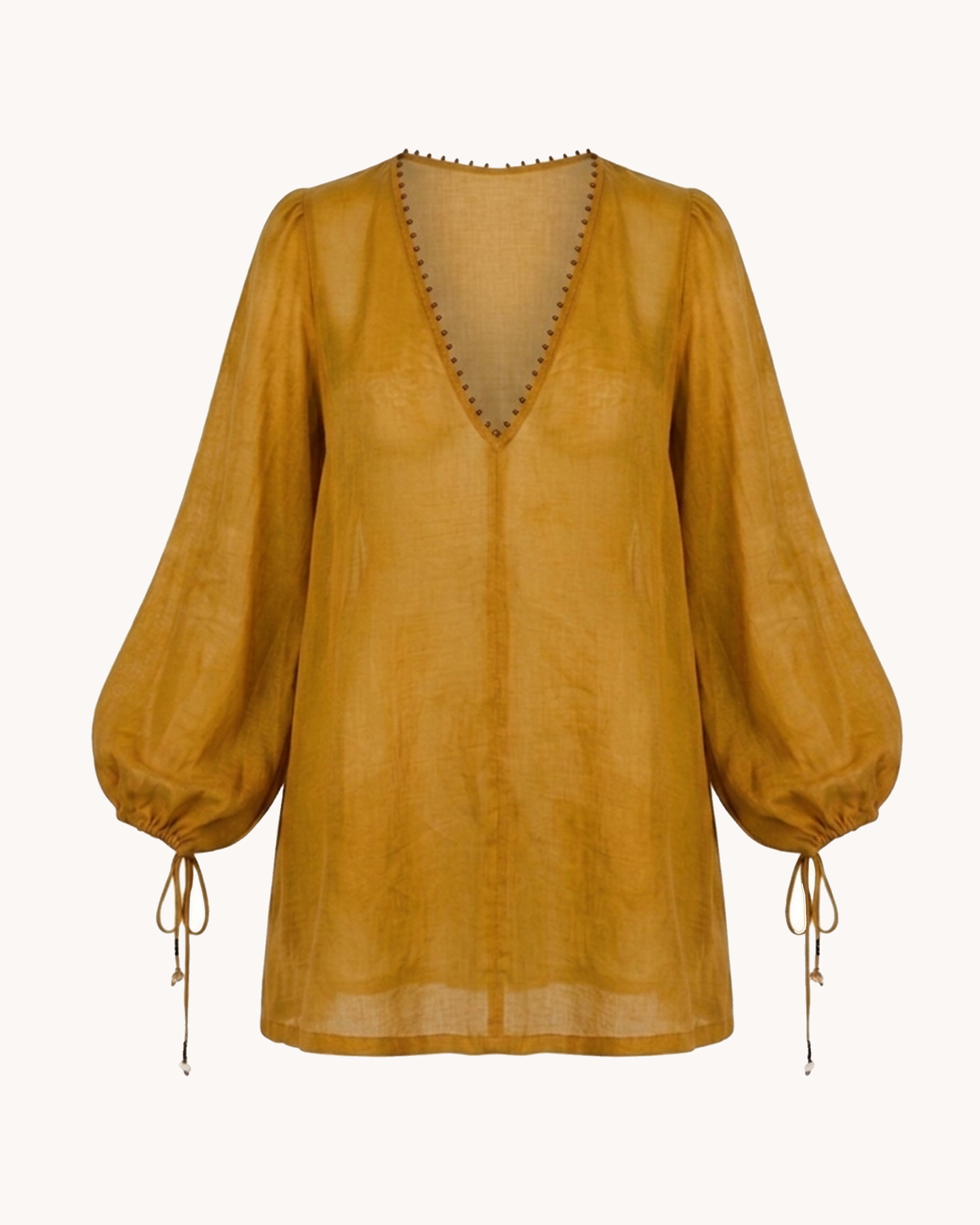 Sadya Dress | Mustard Cotton