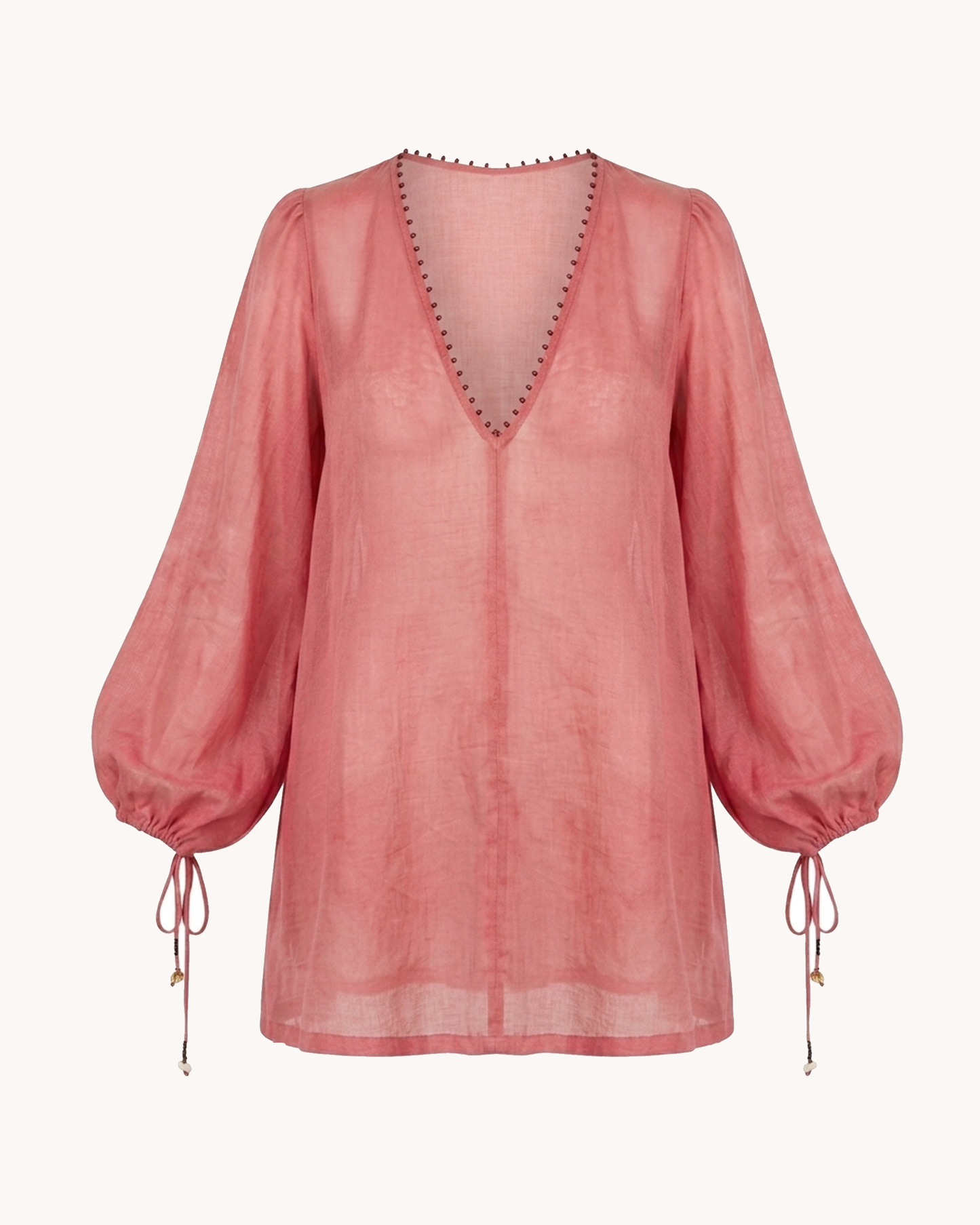 Sadya Dress | Pink Cotton