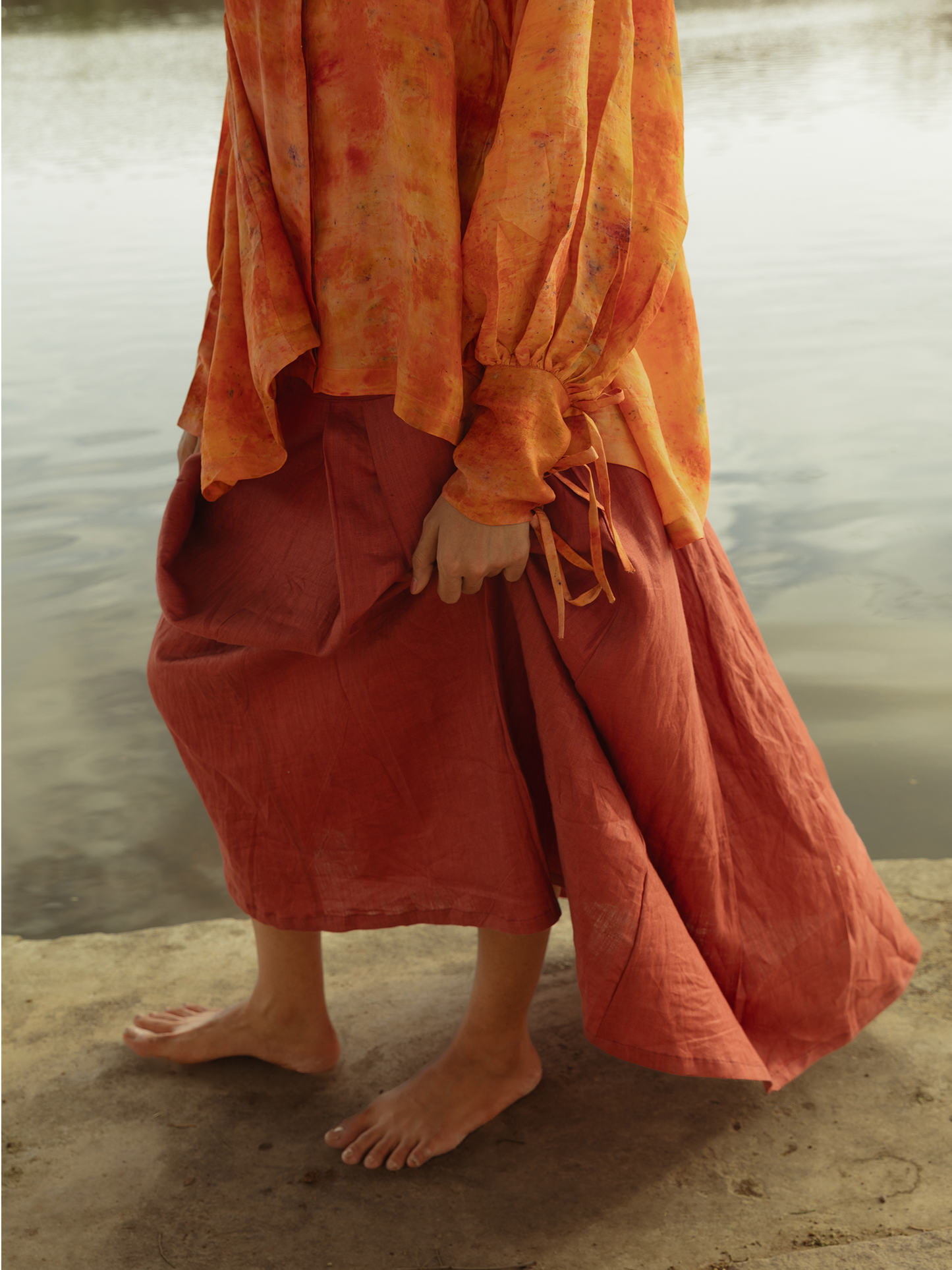 Suman Skirt 100% Linen