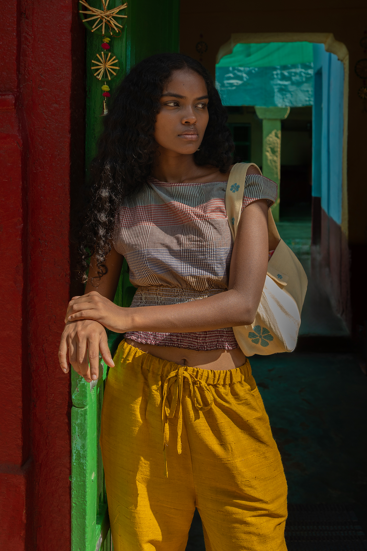 Razia Pants Raw Silk