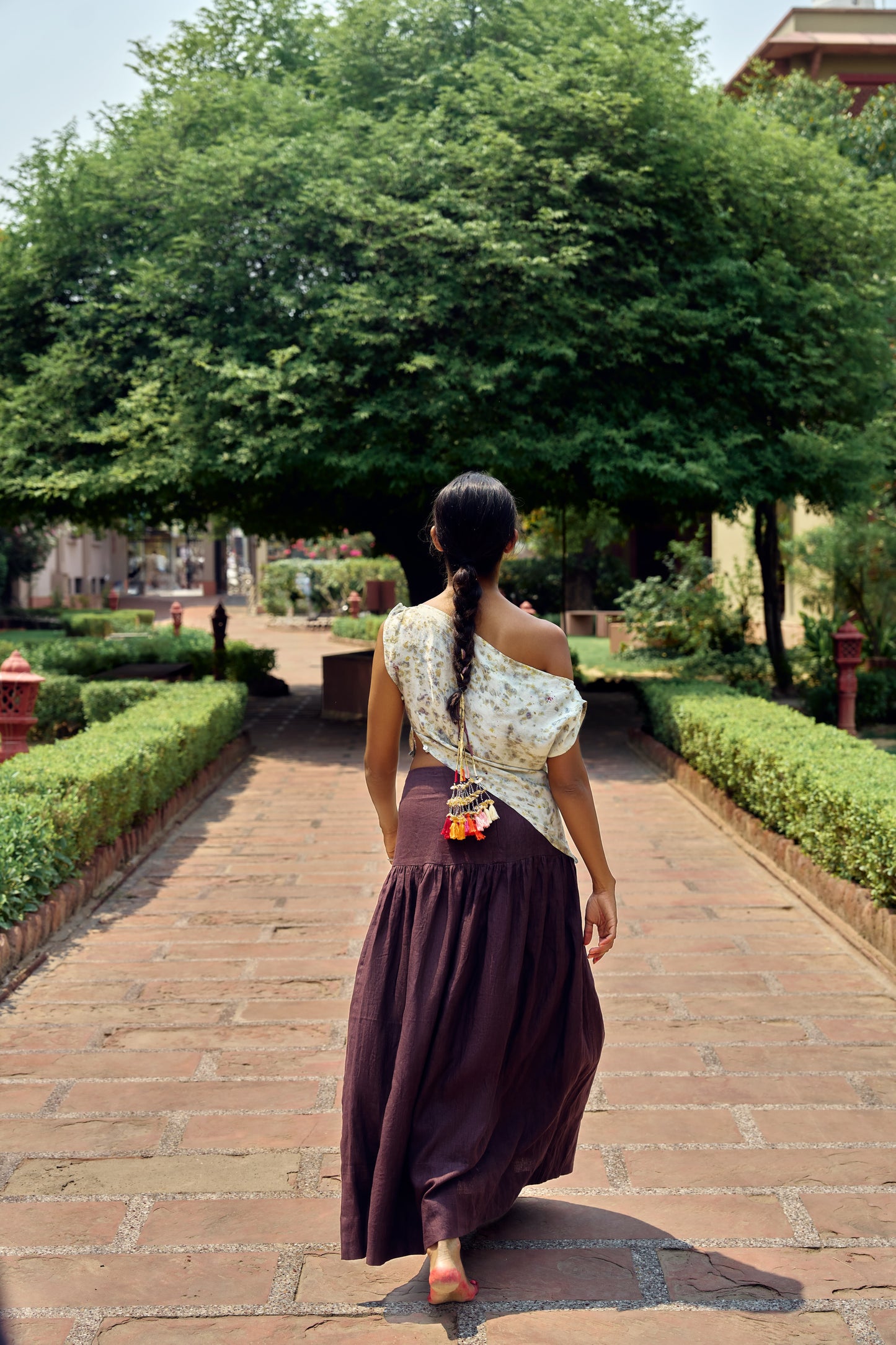 Lalita Top | Indigo Silk