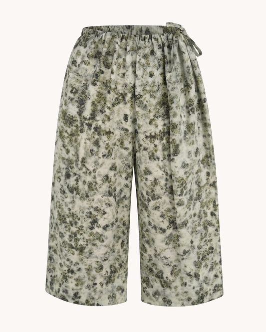 Dhoti Shorts | Natural Eco Print Silk