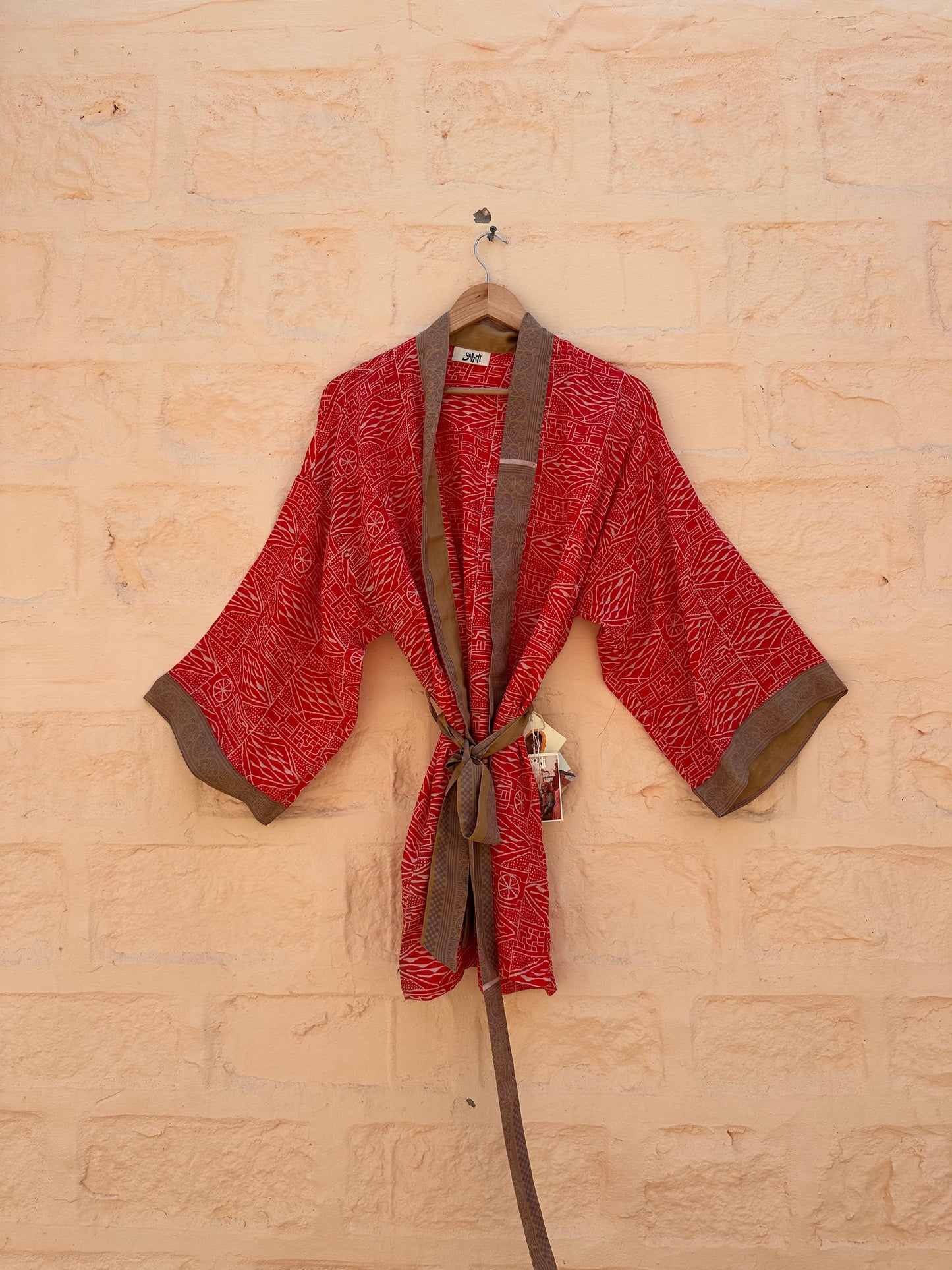 Sari Robe Short