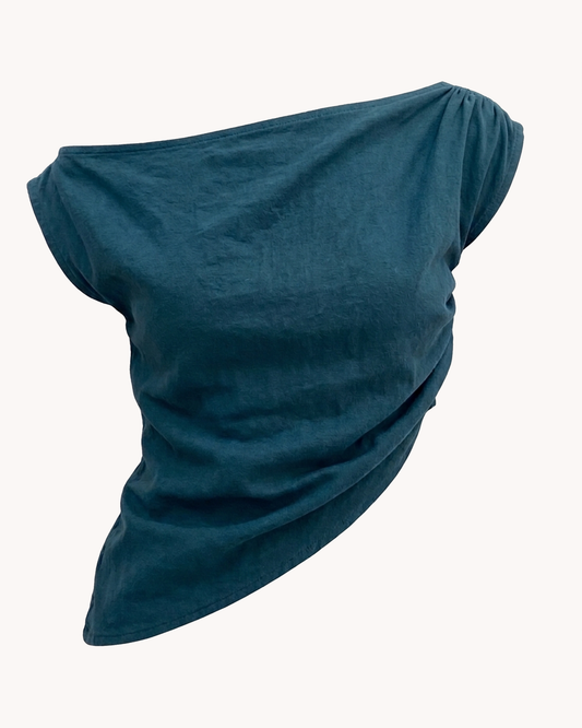 Lalita Top | Indigo Silk