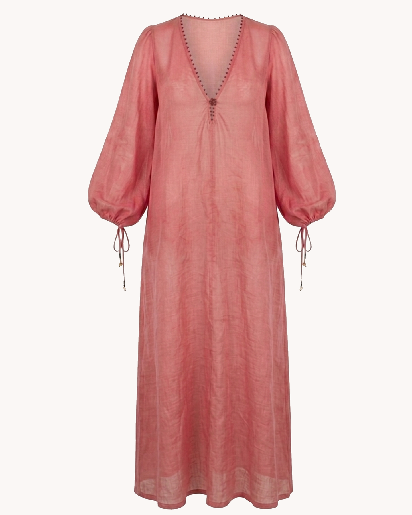 Roshni Dress | Pink Cotton