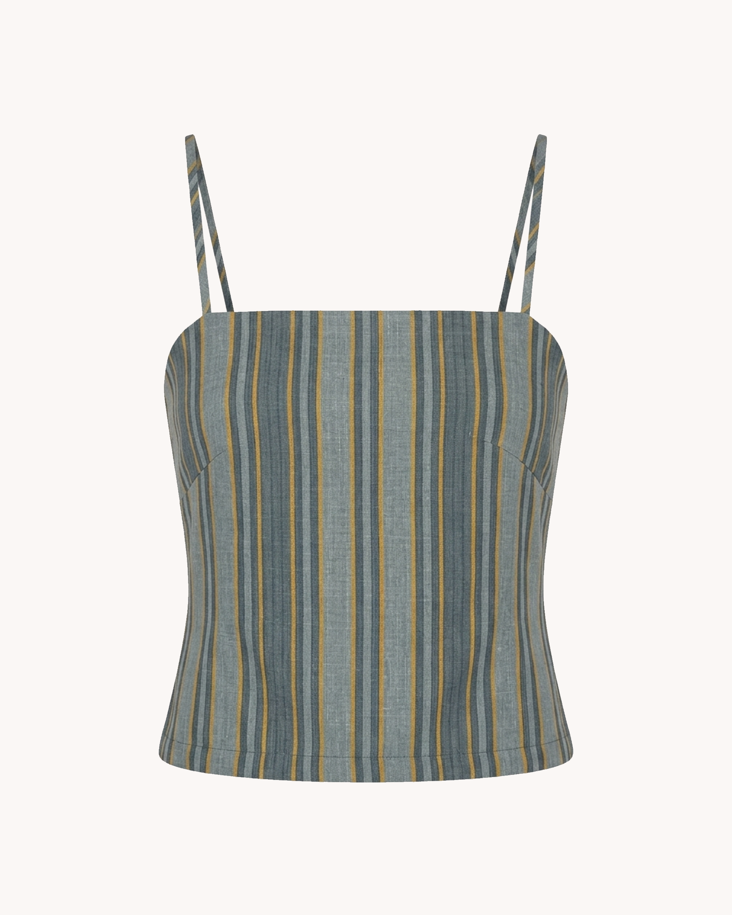 Shabnam Top | Handloom Indigo Stripe