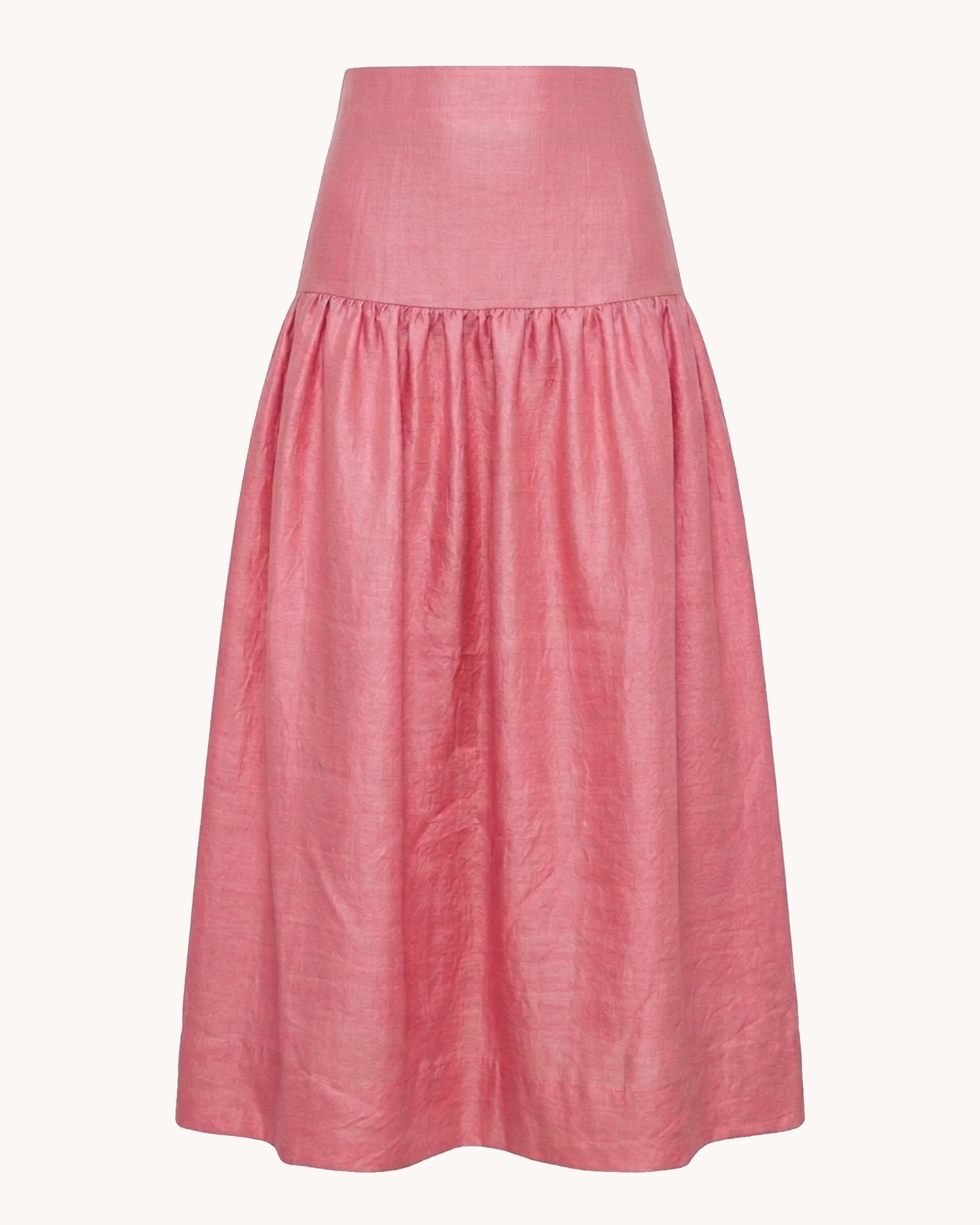 Suman Skirt | Pink Silk